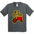 thumbnail image 3 of Inktastic Red Tractor Big Brother Youth T-Shirt, 3 of 5