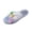 Black, variant on Women's Floral Jelly Mules, Slip-On Closed Toe Boho Sandals for Women, Summer Slides Princess Dress Vacation Beach Shoes Clear