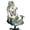 Bohemian Flower Butterfly Blue Beige, variant on SCRAWLGOD Cats Print Set of 4 Gaming Chair Covers Cat Scratch Proof Rotating Gaming Chair Protector with Armrest Slipcovers Office Desk Chair Cover