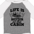 thumbnail image 4 of Inktastic Life is Better at the Cabin with Trees and Moon Boys or Girls Long Sleeve Baby Bodysuit, 4 of 5
