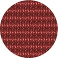 thumbnail image 1 of Ahgly Company Machine Washable Indoor Round Transitional Cranberry Red Area Rugs, 4' Round, 1 of 7