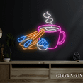 thumbnail image 3 of Glowneon Hot Chocolate And Churros Led Light, Spanish Food Neon Signs, 3 of 5
