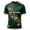 17# Dark Green, variant on Men's Halloween Shirts Pumpkin Spooky Ghost Print Short Sleeve Tops Lightweight Crewneck Muscle T-Shirt Fall Halloween Costumes,Gray,3XL