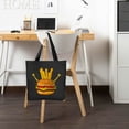 thumbnail image 2 of GOSMITH Burger Lifting Fries Funny Food Snatch Squat Barbell Weight Tote Bag 14.1x15.7in, 2 of 6