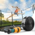 thumbnail image 1 of Trampoline Sprinkler For Kids - Outdoor Trampoline Accessories Backyard Water Park, Summer Trampoline Water Sprinkler For Kids And Adults, 39Ft Long For Water Play, Games, 1 of 7