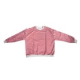 thumbnail image 3 of Shwomsmer Trendy Women's Striped Color Block Long Sleeve Crew Neck Pullover T Shirt Junior Zip Hoodie, 3 of 3