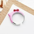 thumbnail image 2 of (Ensemble de 5) Bague en Alliage Mignon et Doux Design Ouvert, 2 of 5