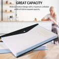 thumbnail image 4 of CNKOO Plastic File Folders with Label Pockets - US Letter & A4 Size Clear Document Envelopes  Assorted Color Poly Organizers for Office School Supplies, 4 of 6