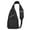 Black, variant on ibiyuan Crossbody Sling Backpack Sling Bag Adjustable Guitar Strap Outdoor Sling Body Bag, Crossbody Chest Purse Multi-Pocket Travel Single Shoulder Daypack