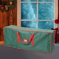 thumbnail image 4 of Large Christmas Tree Storage Bag Christmas Storage Containers Practical Zippered Green 122x38x50cm, 4 of 9