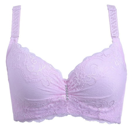 

Strapless Bras for Women Push Up Bralettes Solid Print D 40/90D 1-Pack
