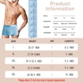 thumbnail image 3 of Boxer Briefs for Men ,6 Pack Men's Underwear Summer Flat Angle Underwear Men's High Elasticity Comfortable Particle Massage Pants, 3 of 6