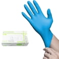 thumbnail image 1 of Guantes de Nitrilo CleanGuard 100pz Azul Mediano, 1 of 8