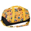 Wildkin Kids Overnighter Duffel Bag for Boys & Girls, Features Two Carrying Handles and Removable Padded Shoulder Strap, BPA & Phthalate Free (Under Construction Yellow)