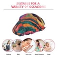 thumbnail image 6 of KLL Neon Rabbit In Archway Pattern Shower Cap & Bath Cap for Women,Reversible Oversized Waterproof Shower Caps for all Hair Lengths,Elastic Reusable Bathing Hair Cap, 6 of 6