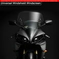 thumbnail image 3 of Universal Adjustable Clip On Windshield Extension Wind Deflector Clear, 3 of 5