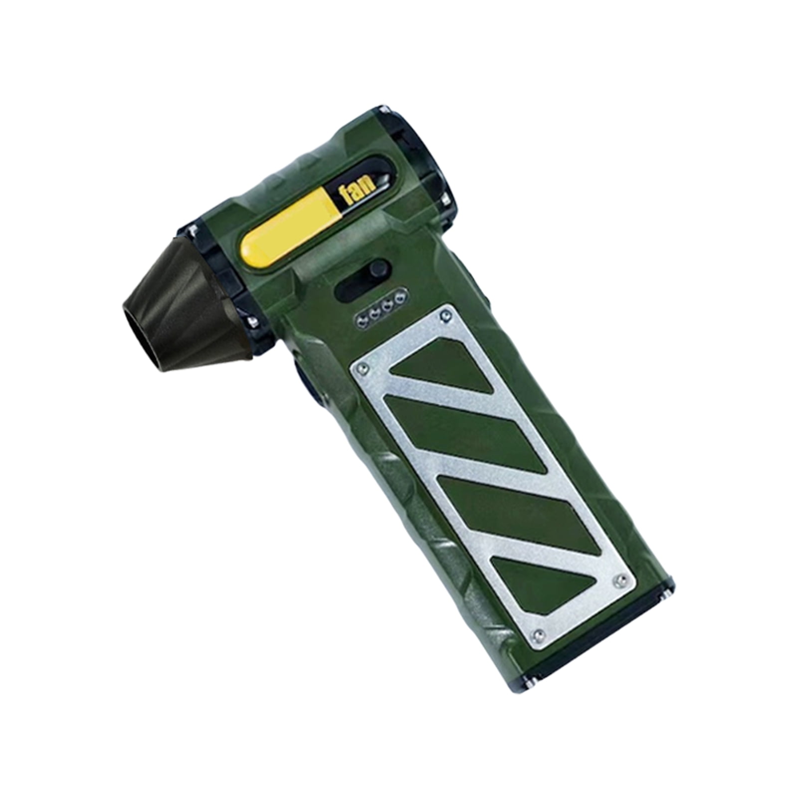Yoetaun Compressed Air Dusters Electric Cooling Fan 110000Rpm Rechargeable Cordless Blower for Keyboard Piece Car Army Green