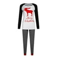 thumbnail image 3 of QELUSQELUS Women Loungewear Top+Pant Cartoon 2 Pieces Christmas Nightwear Pajama Set, 3 of 4