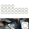 thumbnail image 2 of 14MM Aluminum Oil Drain Plug Seal Washers 94109-14000 94109-12000 Auto Engine Gasket 20Pcs, 2 of 9