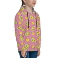 thumbnail image 3 of Disketp Avocado And Sun Youth Hoodie Sweatshirt for Boys Girls Kids Pullover Hooded Classic Casual Essentials Hoodie-Small, 3 of 6