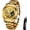 4010-QJ, variant on Watch for Men Skeleton Business Dress Stainless Steel  Luminous Multifunction Chronograph Mens Wrist Watch