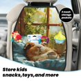 thumbnail image 3 of Zufioo Lazy Home Style Guinea Pig for Car Seat Kick-Proof Storage Pads 2 Pack, Anti-Stain Adjustable Car Seat Protectors for SUV, Jeep, Truck-One Size, 3 of 9
