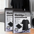 thumbnail image 2 of Black and White Laundry Dye Sheets Fabric Color Restorer for Faded Clothes Black Color Booster White Brightener Sheets Prevent Fading Yellowing for Home Washing Machine, 2 of 10