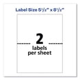 thumbnail image 4 of Shipping Labels W/ Trueblock Technology, Laser Printers, 5.5 X 8.5, White, 2/sheet, 250 Sheets/box, 4 of 6