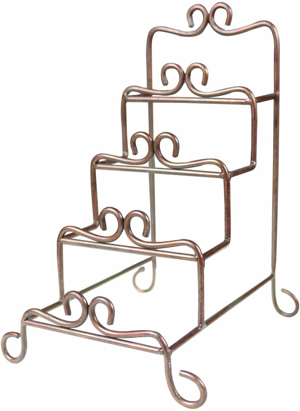 Manual Metal Tiered Plate Racks Mini Set of 2
