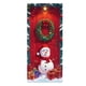 thumbnail image 2 of Linnome Christmas Door Decoration Kit - Santa Claus Themed Hanging Cloth with Border Stickers for Festive Entryways, 2 of 6
