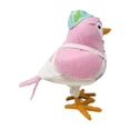 thumbnail image 4 of Spritz Featherly Friends SCRIBBLE Fabric Bird Easter Decor, 4 of 4