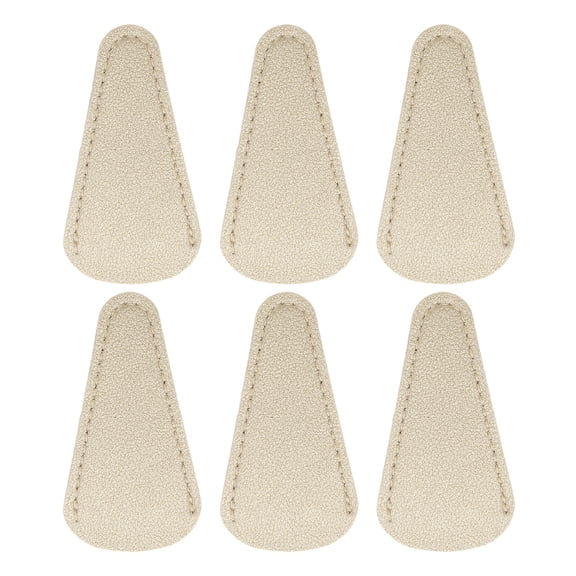 Uxcell 10 Pack Scissors Sheath, 2.9" x 1.5" Scissors Cover Protector PU Leather Portable Collect Bags for Eyebrow Trimming Beauty Tool Protection, Gold
