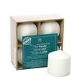 thumbnail image 2 of Hosley's Set of 4, 3 Inches High, White Unscented Pillar Candles, 2 of 5