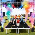 thumbnail image 6 of 4x4' Portable Stage Platform, 24"-41" Adjustable Height Stage Riser, Foldable Legs for Church, DJ, Wedding, School, 6 of 10