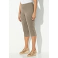 thumbnail image 3 of Catherines Women's Plus Size Everyday Cotton Twill Capri, 3 of 4