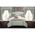 thumbnail image 1 of Chic Home CS8055-US Ensemble de Couette 20 Pièces Karye Sage - Très Grand, 1 of 5