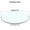 transparent 42", variant on Sumdeal 59.84 Inch Round Clear Tempered Glass Table Top, 0.36 Inch Thick