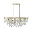 thumbnail image 2 of Livorno 8-Light Oval Chandelier in Noble Brass, 2 of 6