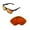 Fire Red Mirror Coated - Polarized, variant on Walleva Ice Blue Polarized Replacement Lenses for Smith Lowdown Sunglasses