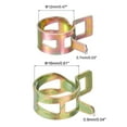 thumbnail image 2 of Uxcell ID 12mm 16mm 1/2 Inch 5/8 Inch Fuel Line Hose Clips, Pipe Clamps,Spring Hose Clamp,Low Pressure Air Clamp,Pack of 20(Rose Gold), 2 of 7