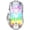 White, variant on Tri-Mode Wireless Gaming Mouse, 2.4G/Bluetooth/USB-C Wired, Transparent Chroma RGB Mouse, 3600 DPI Optical Computer Mouse for PC Laptop Esports (White/Black)