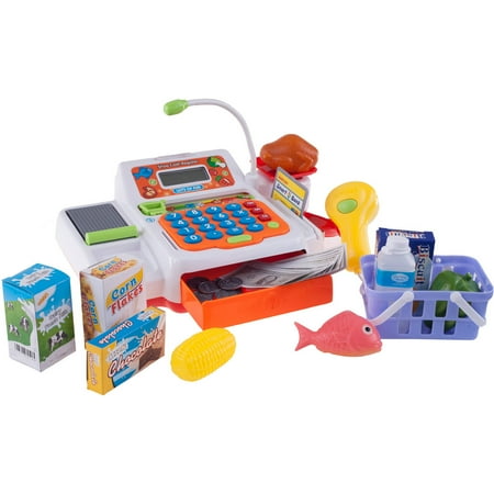 Pretend Cash Register – Complete Supermarket Playset by Hey! Play!