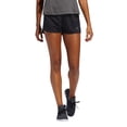 thumbnail image 3 of adidas Women's Training 3 Stripe Knit Shorts,Black/White, X-Large, 3 of 5