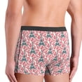 thumbnail image 4 of Men's Boxer Briefs, Eiffel Tower rose Soft Comfy Mens Underwear Boxer Briefs Breathable With Widen Waist, 4 of 7