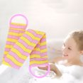 thumbnail image 4 of Homerr Exfoliating Washcloth Back Scrubber Towel Exfoliating Washcloth Long Super Absorbent Quick Dry Rich Foam Handle Design for Bathroom Shower Scrubber Towel, 4 of 8