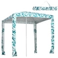 thumbnail image 1 of Outsunny 6.5' Weighted Cabana Beach Umbrella w/ Sandbags, Carry Bag, Green, 1 of 10