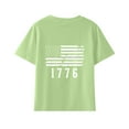 thumbnail image 2 of LWNYDPLSD Youth White Tshirt Blank T Shirts Toddler Girl Shirts Girls Shirts Size 6 Childrens Clothes Girls Clothes Size 8 Size 10 Girls Teenager, Green 3-4 Years, 2 of 4