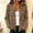 Coffee, variant on KLHDSF Women's Leopard Print Knit Cardigan Button Down Long Sleeve Crew Neck Slim Fit Fall Streetwear Casual Jacket for Women Coffee XXL
