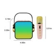 thumbnail image 3 of QTOCIO Bluetooth Speaker, New Microphone, Audio, Wireless Microphone, Bluetooth, Karaoke Sound, Household Singing, Household KTV, 3 of 5