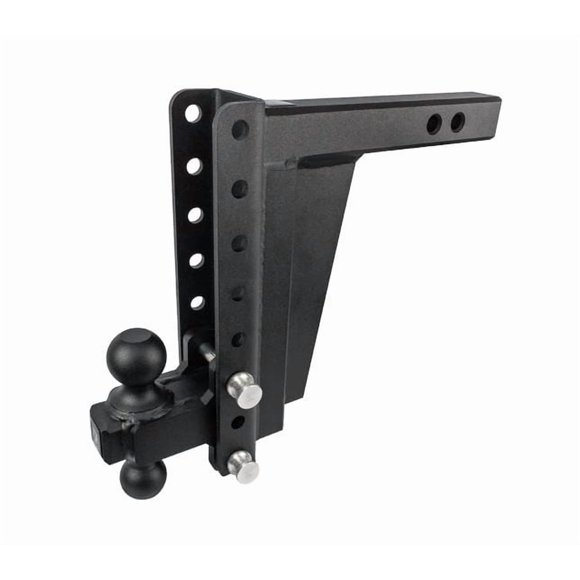Attelages à l'Épreuve des Balles Remorque Hitch Support à Bille ED2512 pour Récepteur de 2-1/2 Pouces; Verrou Verrouillable Vendu Séparément; Poids Brut de Remorque de 36000 Livres; Chute Réglable de 12 Pouces/hausse de 12 Pouces; Non Pivotant